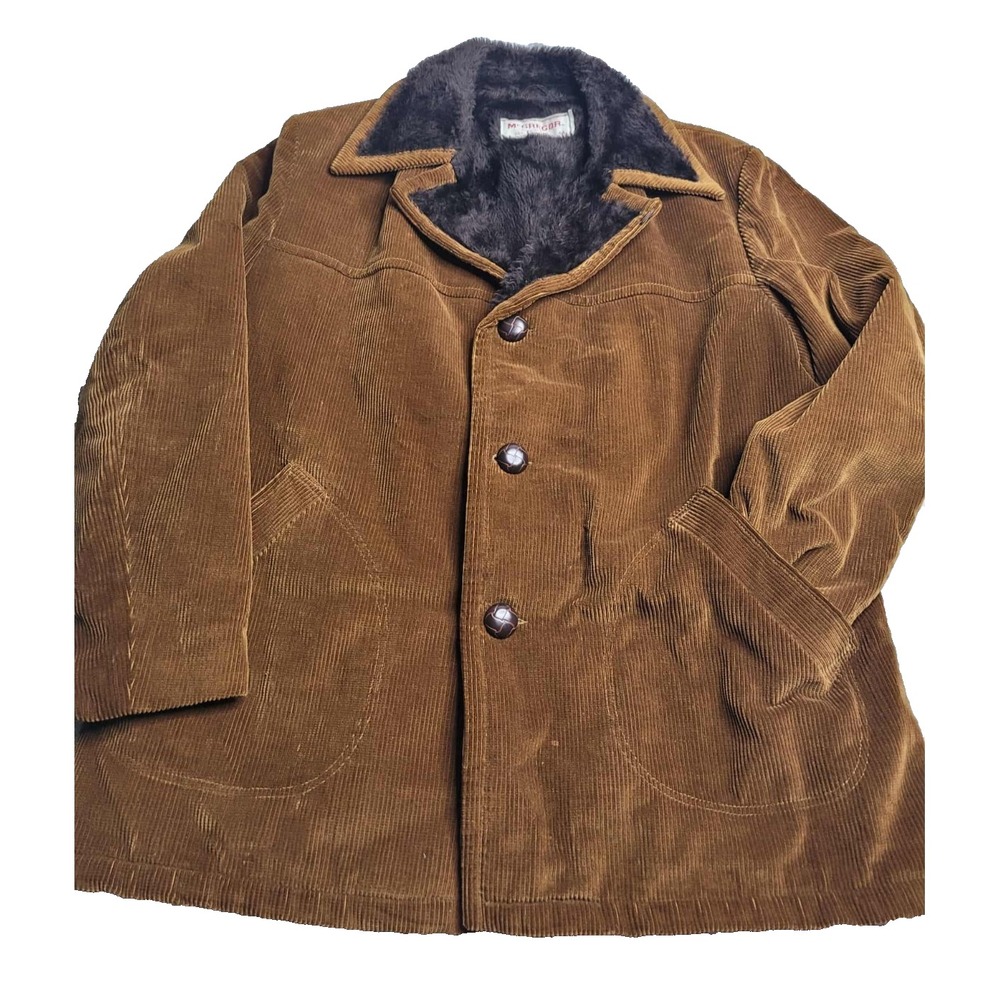 Vintage 90s McGregor Corduroy‎ Sherpa Jacket Size 44 Western RW10344